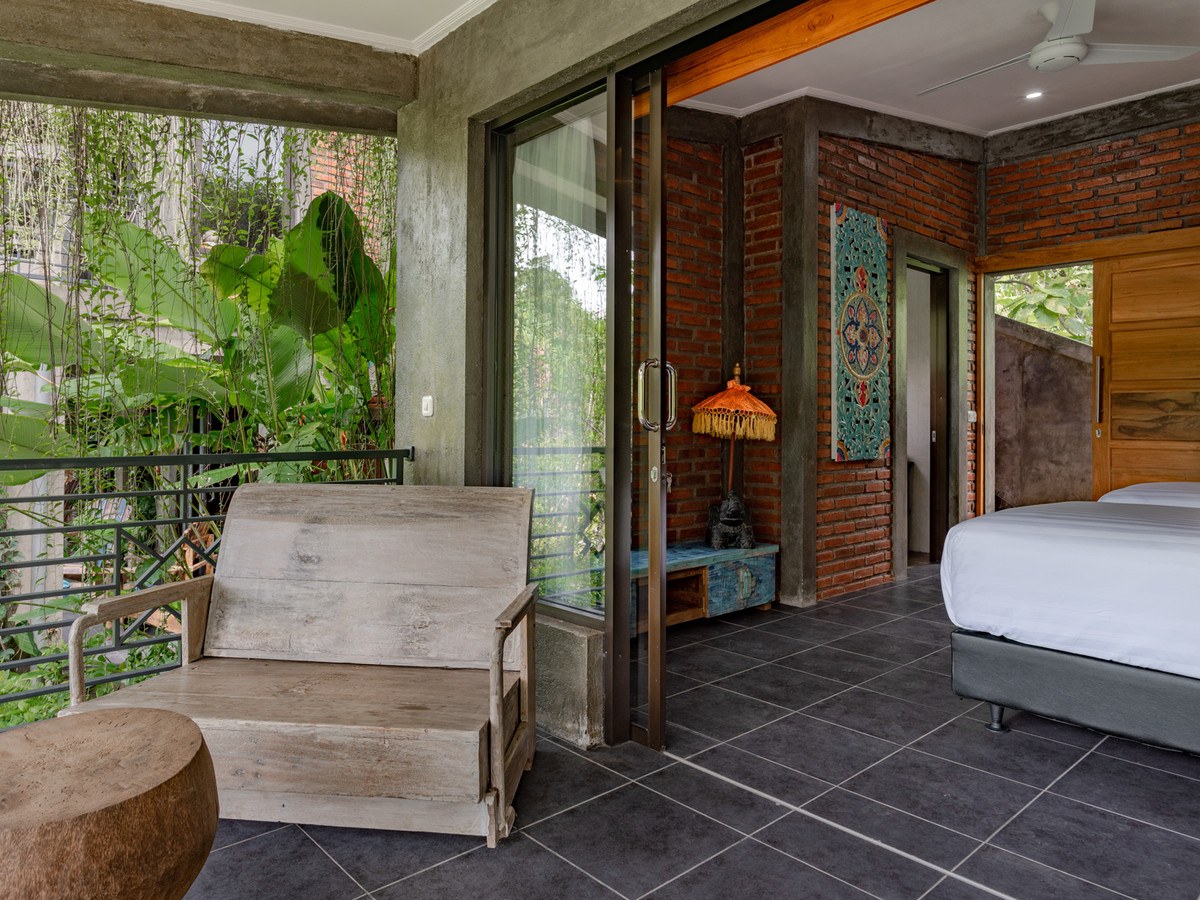 Jungle Room Akela at Alamanda opening onto its private balcony